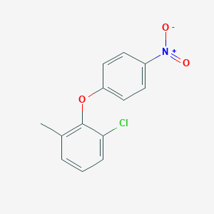 molecular formula C13H10ClNO3 B167948 3-Chloro-2-(4-nitrophenoxy)toluene CAS No. 1836-73-3