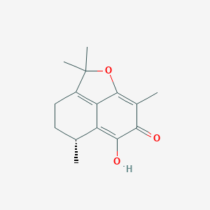 molecular formula C15H18O3 B167949 Perezinone CAS No. 10124-08-0