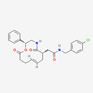 molecular formula C25H27ClN2O4 B1679495 Robotnikinin 