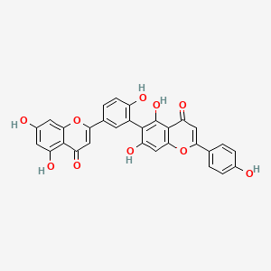 molecular formula C30H18O10 B1679496 Robustaflavone CAS No. 49620-13-5