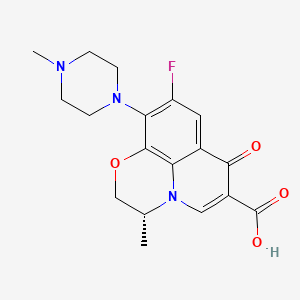 molecular formula C18H20FN3O4 B1679505 Ofloxacin, D- CAS No. 100986-86-5