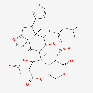 molecular formula C34H42O13 B1679508 Rohitukin CAS No. 62653-92-3