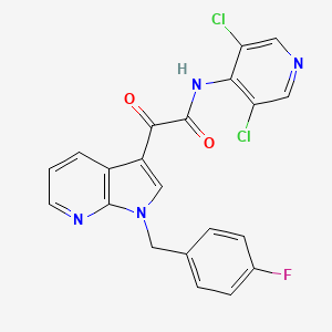 molecular formula C21H13Cl2FN4O2 B1679525 Ronomilast CAS No. 418794-42-0
