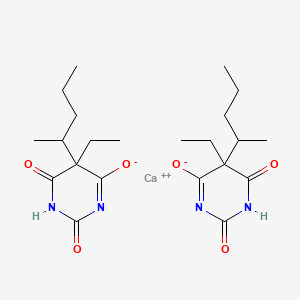 B1679543 Pentobarbital calcium salt CAS No. 24876-35-5