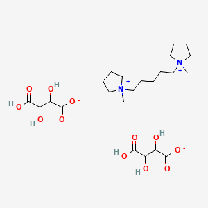 molecular formula C23H42N2O12 B1679545 Pentolinium tartrate CAS No. 52-62-0