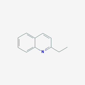 molecular formula C11H11N B167955 2-乙基喹啉 CAS No. 1613-34-9