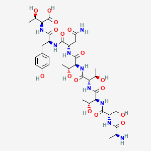 molecular formula C35H55N9O16 B1679561 肽 T CAS No. 106362-32-7
