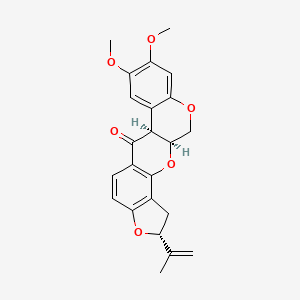 molecular formula C23H22O6 B1679576 鱼藤酮 CAS No. 83-79-4