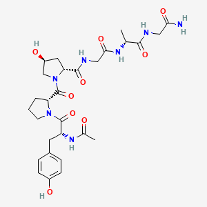 molecular formula C28H39N7O9 B1679578 Rotigaptide CAS No. 355151-12-1