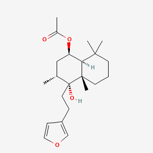 molecular formula C22H34O4 B1679581 环状呋喃 CAS No. 50656-65-0
