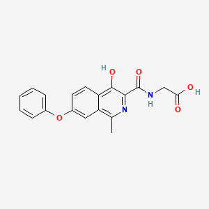 molecular formula C19H16N2O5 B1679584 Roxadustat CAS No. 808118-40-3