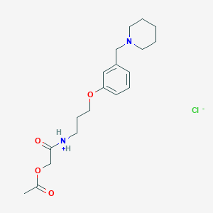 molecular formula C19H29ClN2O4 B1679587 Roxatidine Acetate Hydrochloride CAS No. 93793-83-0