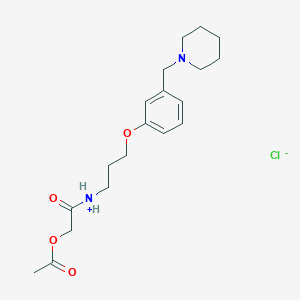 molecular formula C19H29ClN2O4 B1679587 Roxatidine acetate hydrochloride CAS No. 93793-83-0