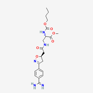 molecular formula C21H29N5O6 B1679589 Roxifiban CAS No. 170902-47-3