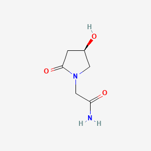 molecular formula C6H10N2O3 B1679592 (R)-Oxiracetam CAS No. 68252-28-8