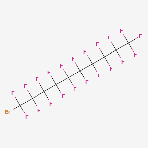 molecular formula BrC10F21<br>C10BrF21 B1679594 Perfluorodecyl bromide CAS No. 307-43-7