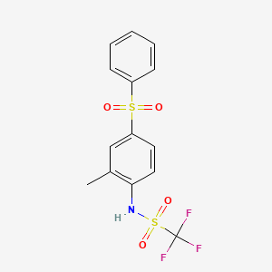 molecular formula C14H12F3NO4S2 B1679597 全氟酮 CAS No. 37924-13-3