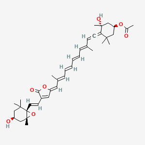 molecular formula C39H50O7 B1679608 Peridinin CAS No. 33281-81-1