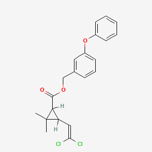 molecular formula C21H20Cl2O3<br>C21Cl2H20O3 B1679614 Permethrin CAS No. 52645-53-1