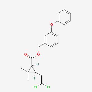 molecular formula C21H20Cl2O3 B1679614 氯菊酯 CAS No. 52645-53-1