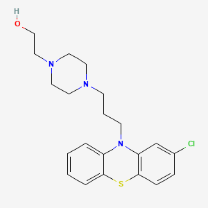 molecular formula C21H26ClN3OS B1679617 Perphenazine CAS No. 58-39-9