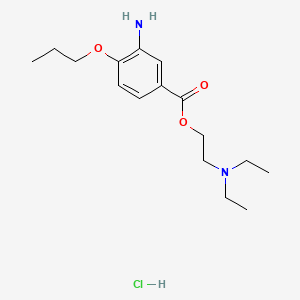 molecular formula C16H27ClN2O3 B1679621 Proparacaine Hydrochloride CAS No. 5875-06-9