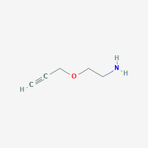 molecular formula C5H9NO B1679623 Propargyl-PEG1-NH2 CAS No. 122116-12-5