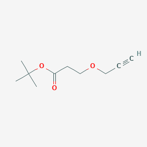 molecular formula C10H16O3 B1679624 Propargyl-PEG1-t-butyl ester CAS No. 488150-84-1