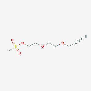 molecular formula C8H14O5S B1679629 Propargyl-PEG3-Ms 