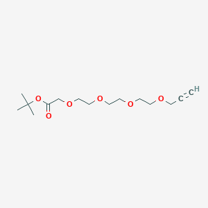 molecular formula C15H26O6 B1679632 炔丙基-PEG4-CH2CO2tBu CAS No. 888010-02-4