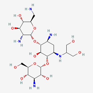 molecular formula C21H43N5O12 B1679640 Propikacin CAS No. 66887-96-5