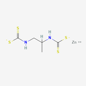 molecular formula C5H8N2S4Zn B1679641 Propineb (Technical Grade) CAS No. 12071-83-9