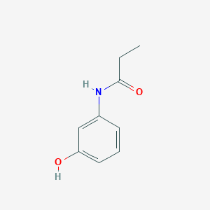 molecular formula C9H11NO2 B1679645 N-(3-hydroxyphenyl)propanamide CAS No. 21556-86-5