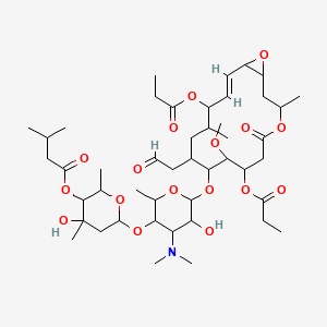 molecular formula C46H75NO17 B1679647 Propionylmaridomycin CAS No. 35775-65-6