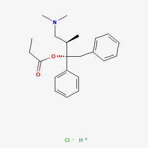 molecular formula C22H30ClNO2 B1679653 Propoxyphene hydrochloride CAS No. 1639-60-7