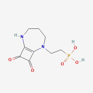 molecular formula C9H13N2O5P B1679659 Perzinfotel CAS No. 144912-63-0