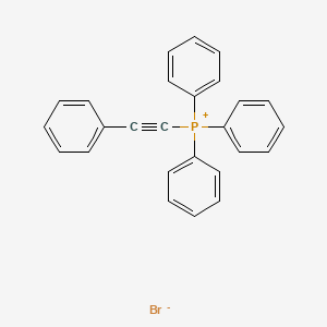molecular formula C26H20BrP B1679660 Triphenyl(phenylethynyl)phosphonium bromide CAS No. 34387-64-9