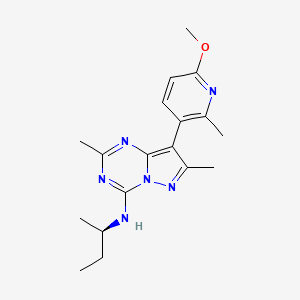 molecular formula C18H24N6O B1679662 培沙克丰 CAS No. 459856-18-9