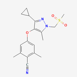 molecular formula C18H21N3O3S B1679670 PF-02413873 CAS No. 936345-35-6