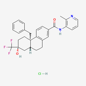 molecular formula C29H30ClF3N2O2 B1679671 Dagrocorat hydrochloride CAS No. 1044535-61-6