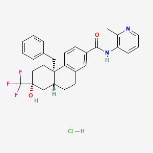 molecular formula C29H30ClF3N2O2 B1679671 PF-0251802 hydrochloride CAS No. 1044535-61-6