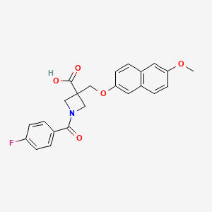 molecular formula C23H20FNO5 B1679681 PF04418948 CAS No. 1078166-57-0