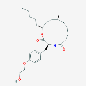 molecular formula C27H43NO5 B1679689 PF-1163B 