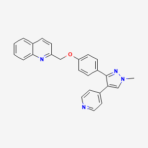 molecular formula C25H20N4O B1679693 Mardepodect CAS No. 898562-94-2