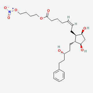 molecular formula C27H41NO8 B1679694 Latanoprostene BUNOD CAS No. 860005-21-6
