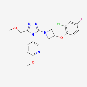molecular formula C19H19ClFN5O3 B1679696 Cligosiban CAS No. 900510-03-4