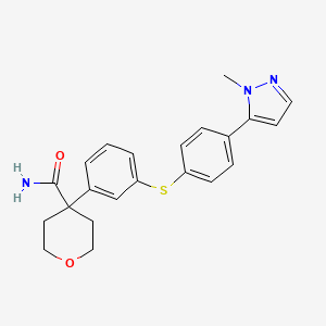molecular formula C22H23N3O2S B1679697 PF-4191834 CAS No. 1029317-21-2