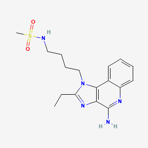 N-(4-(4-Amino-2-ethyl-imidazo(4,5-c)quinolin-1-yl)butyl)methanesulfonamide