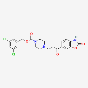 molecular formula C22H21Cl2N3O5 B1679708 PF-8380 CAS No. 1144035-53-9