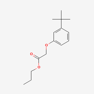 molecular formula C15H22O3 B1679711 Propyl-3-tert-butylphenoxyacetate CAS No. 66227-09-6